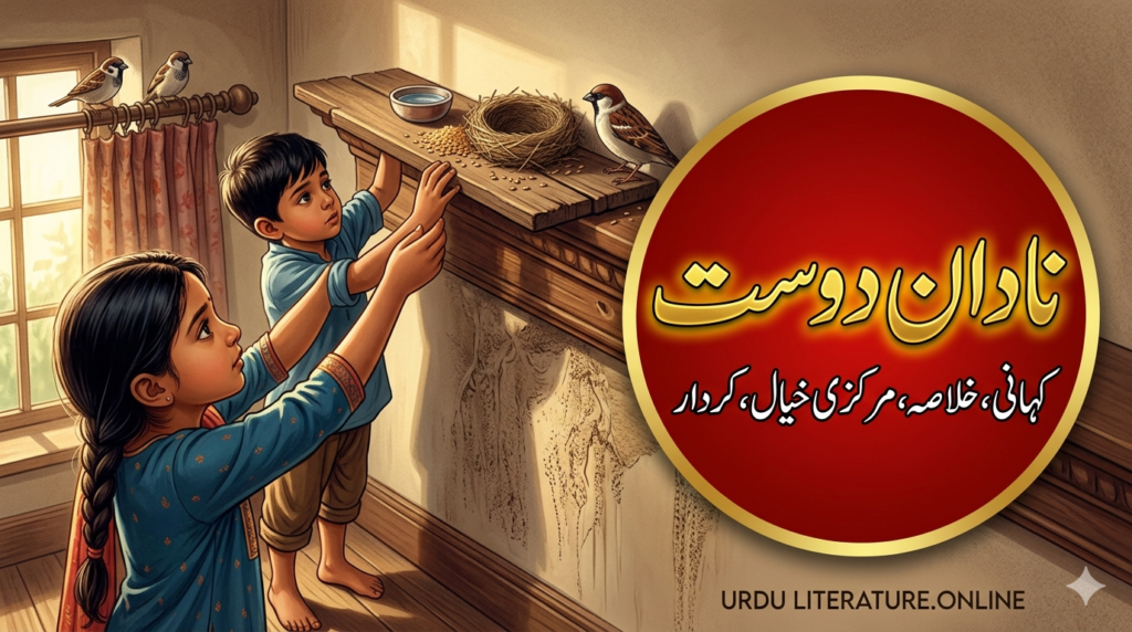 کہانی نادان دوست: خلاصہ، مرکزی خیال، کردار نگاری اور اہم سوالات | منشی پریم چند